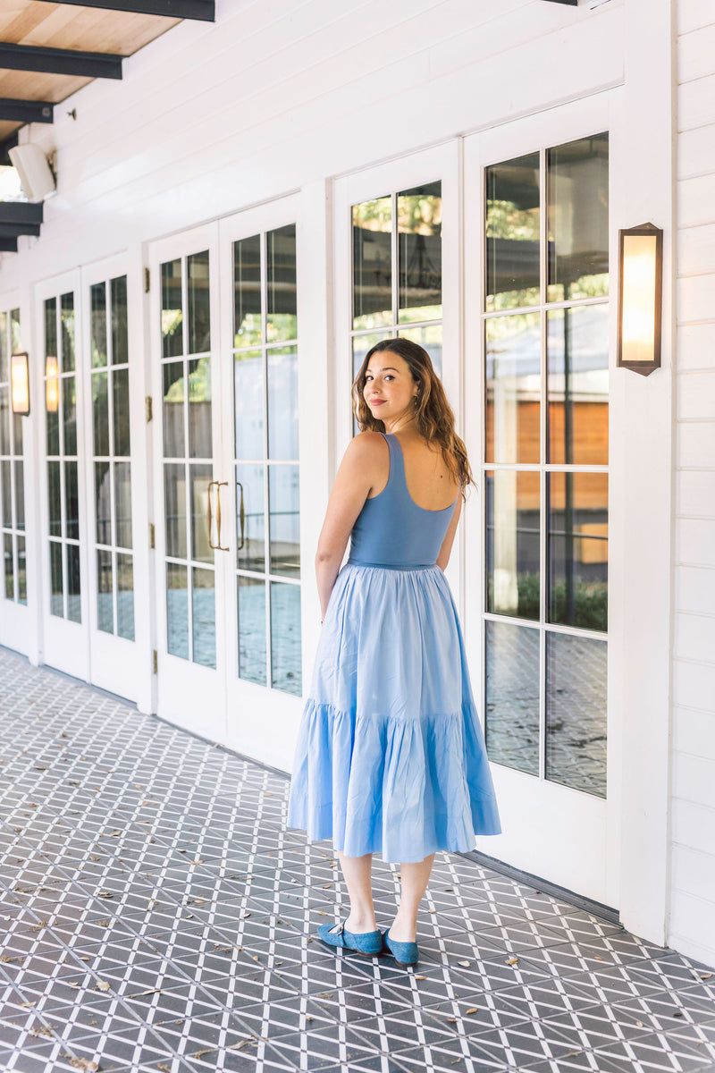 The Gina Dress - Sky