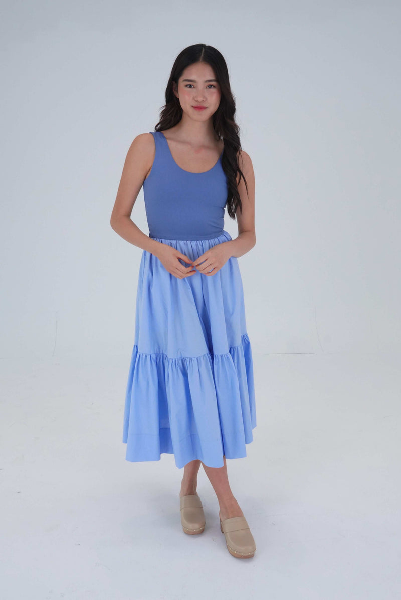 The Gina Dress - Sky
