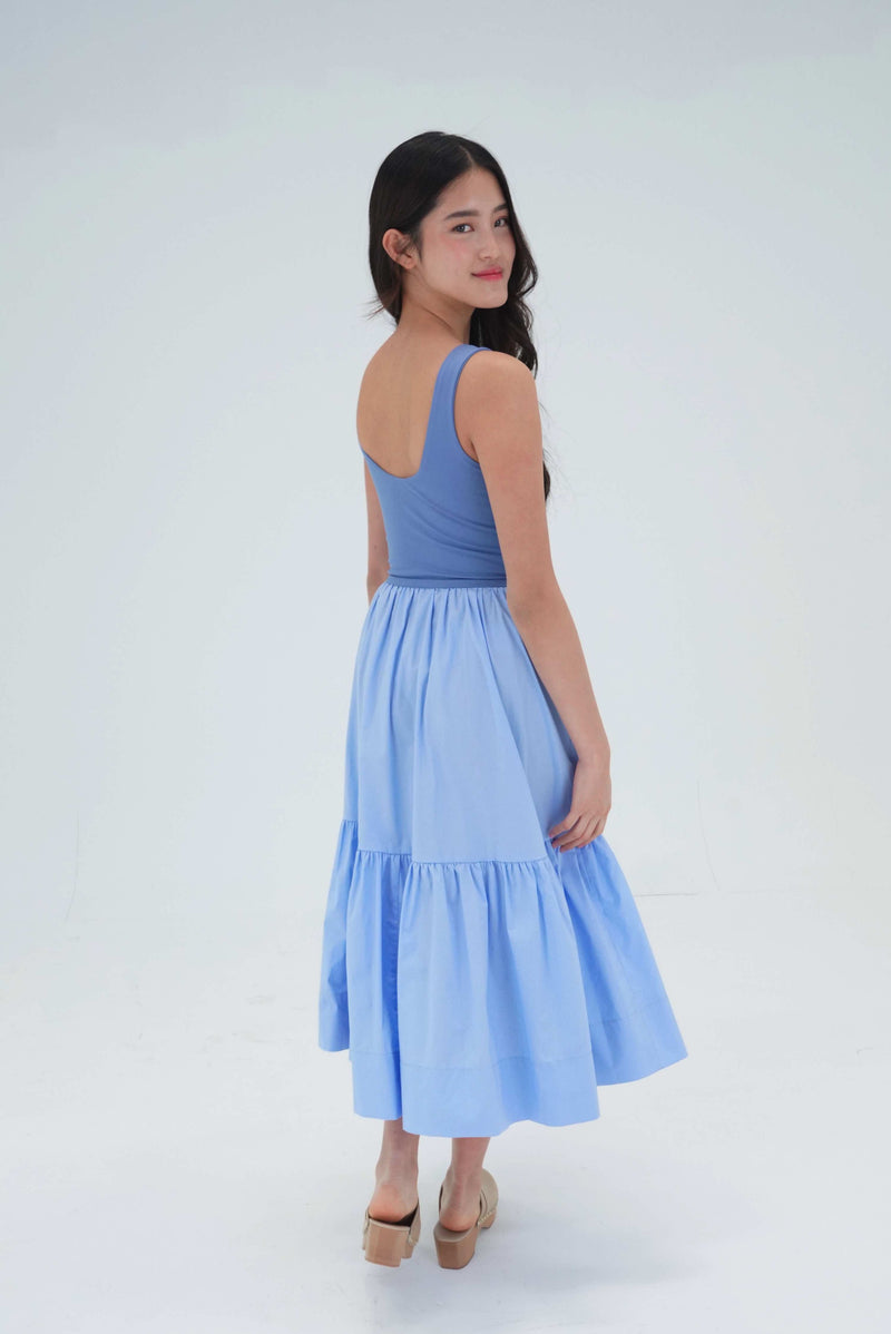 The Gina Dress - Sky