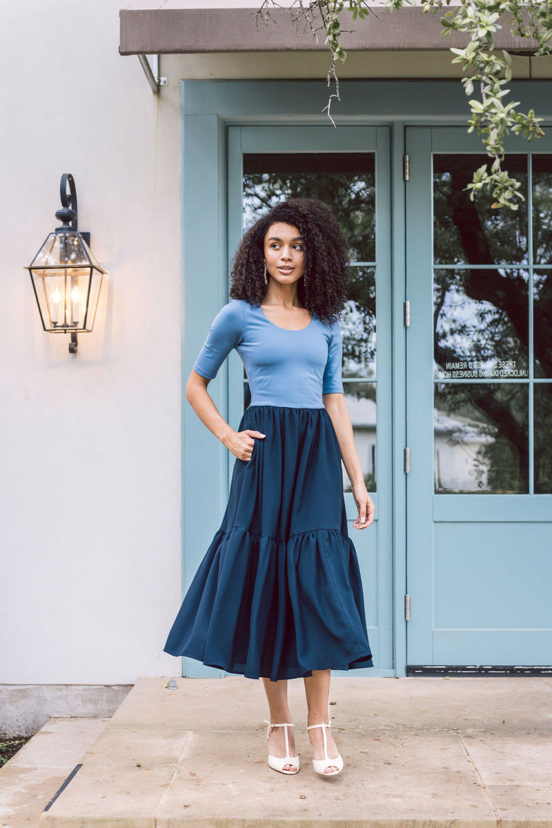 The Clara Dress - Midnight