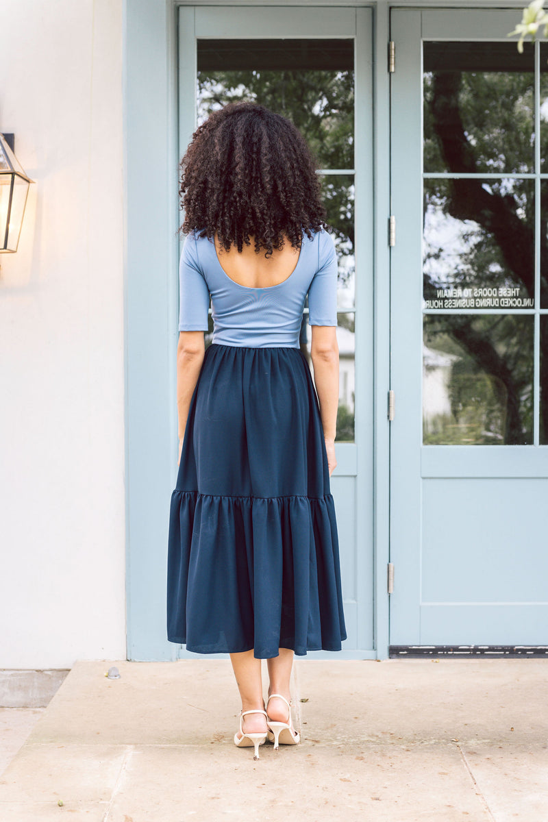 The Clara Dress - Midnight