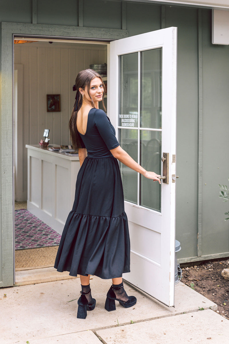 The Clara Dress - Raven