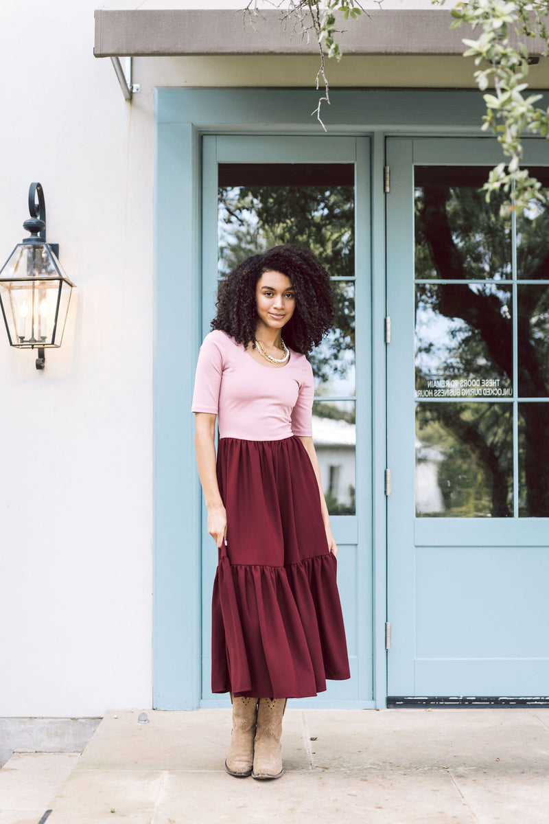 The Clara Dress - Rose