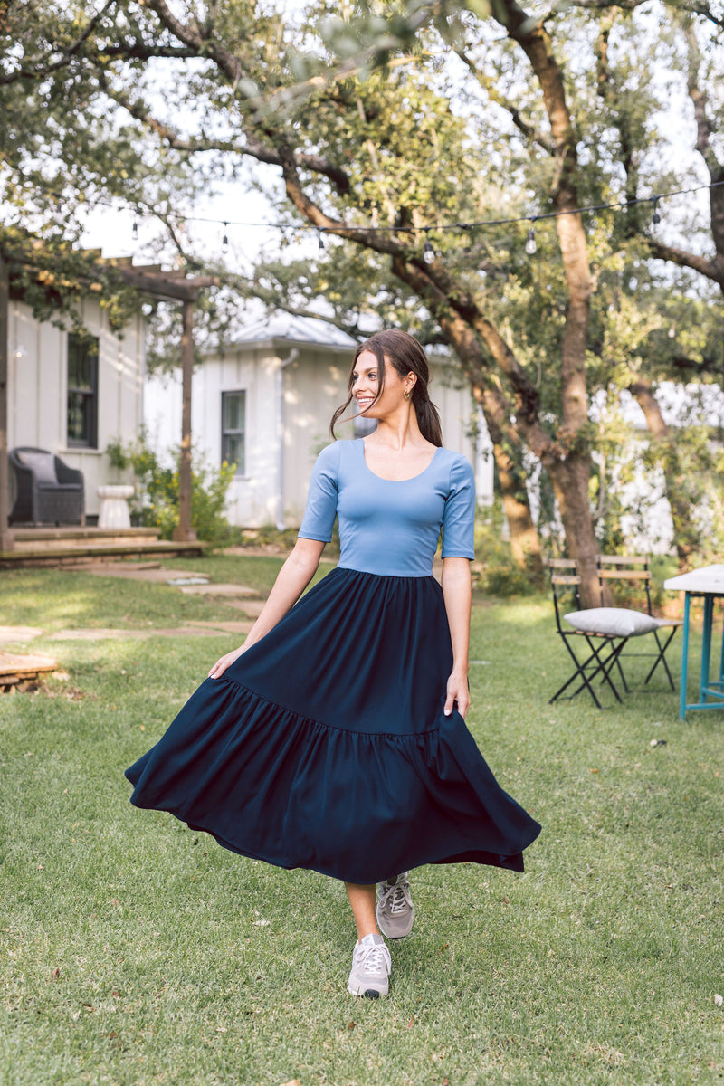 The Clara Dress - Midnight