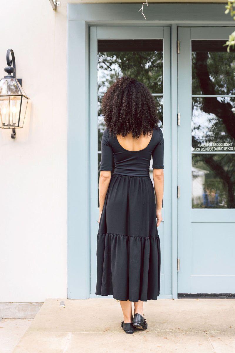 The Clara Dress - Raven